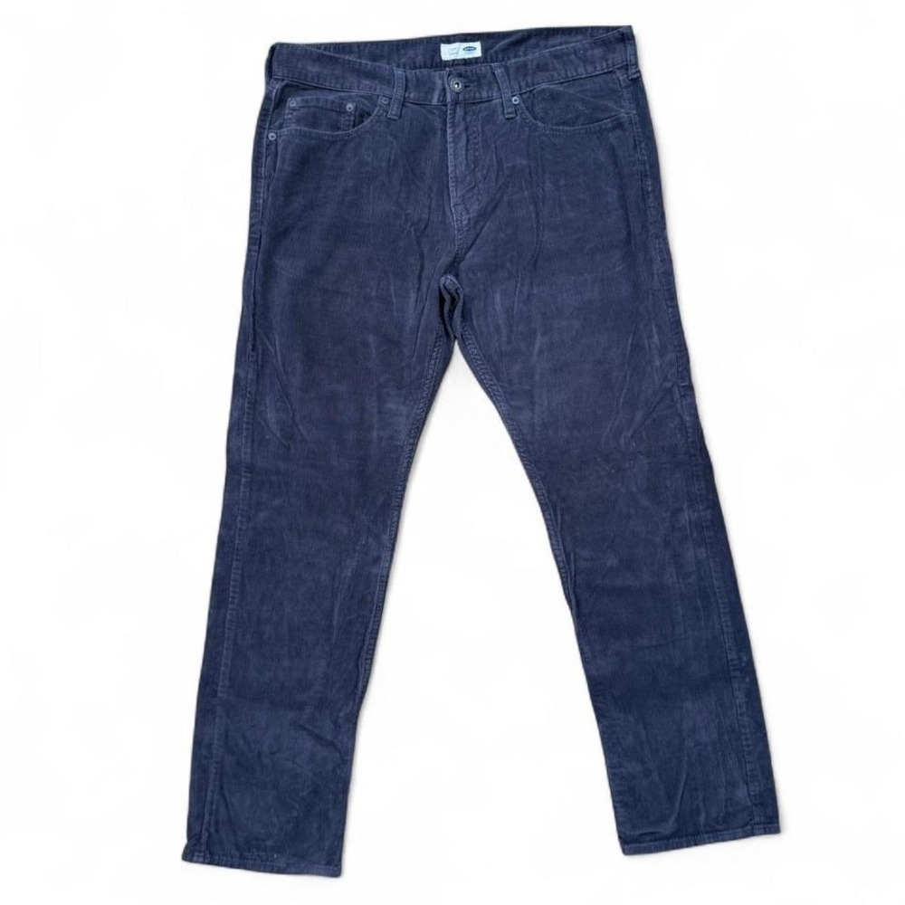 Old Navy Mens 34x30 Charcoal Gray Slim Fit Corduroy Pants